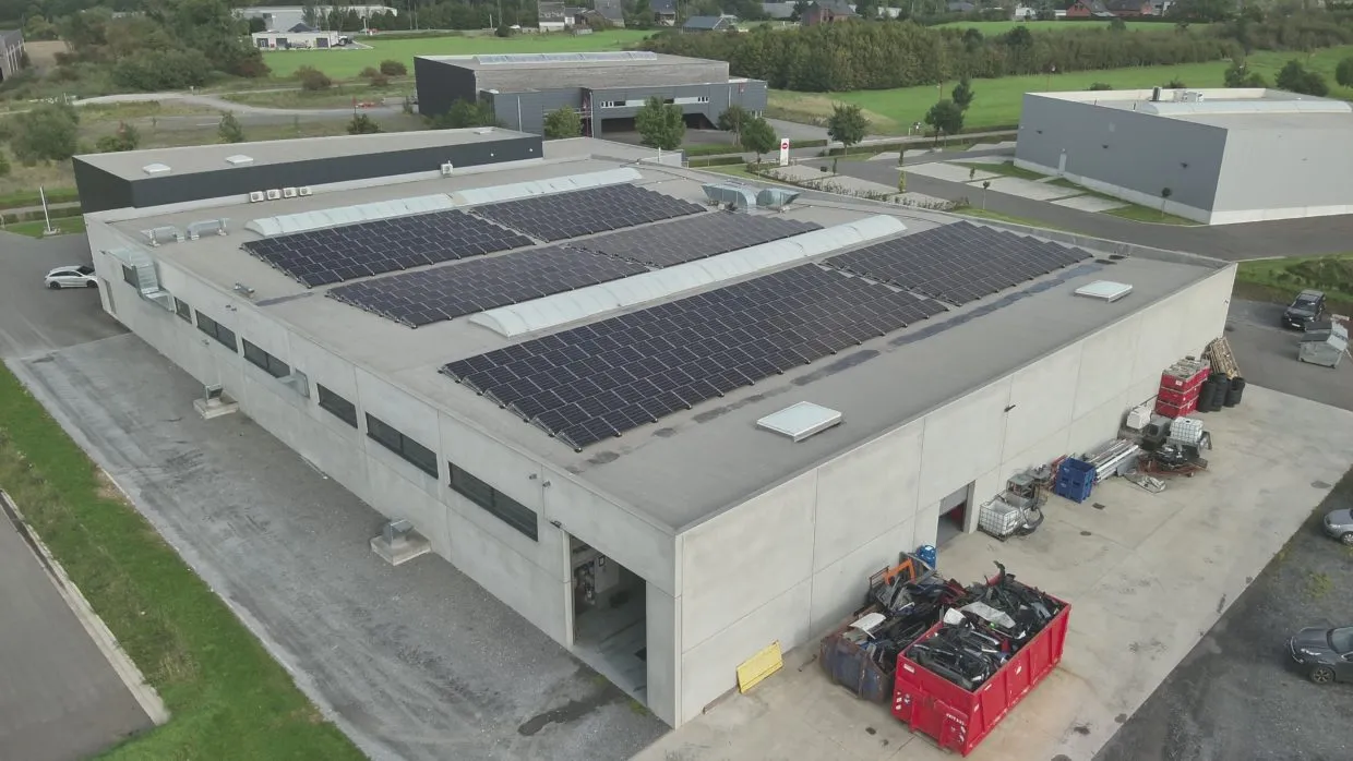 Electrification complète et système de chauffage via cogénération de la banque BASSER à Ciney !