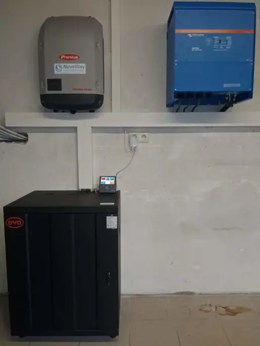 Réalisation batterie et panneaux solaires